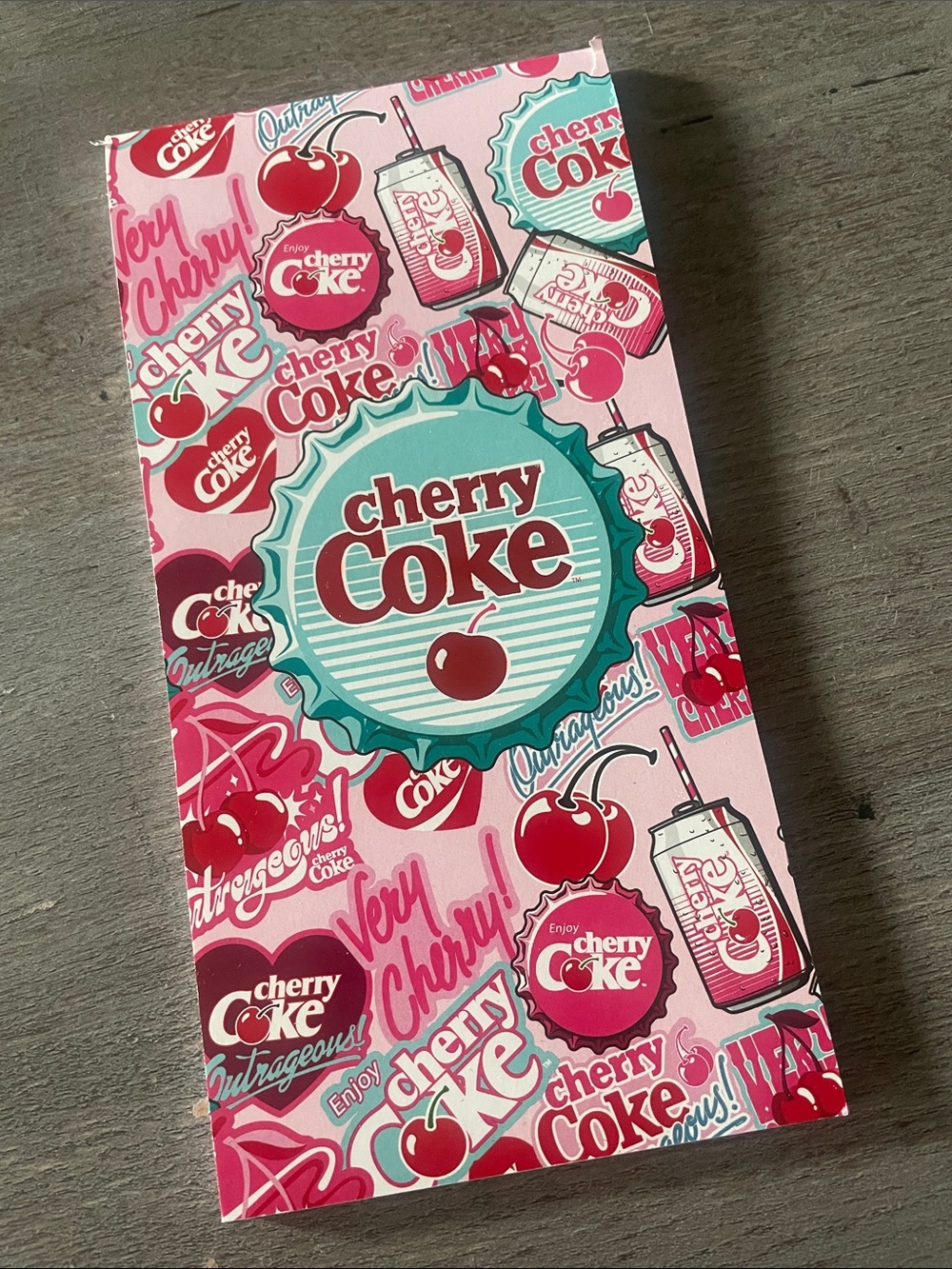 NWT Cherry Coke Notepad